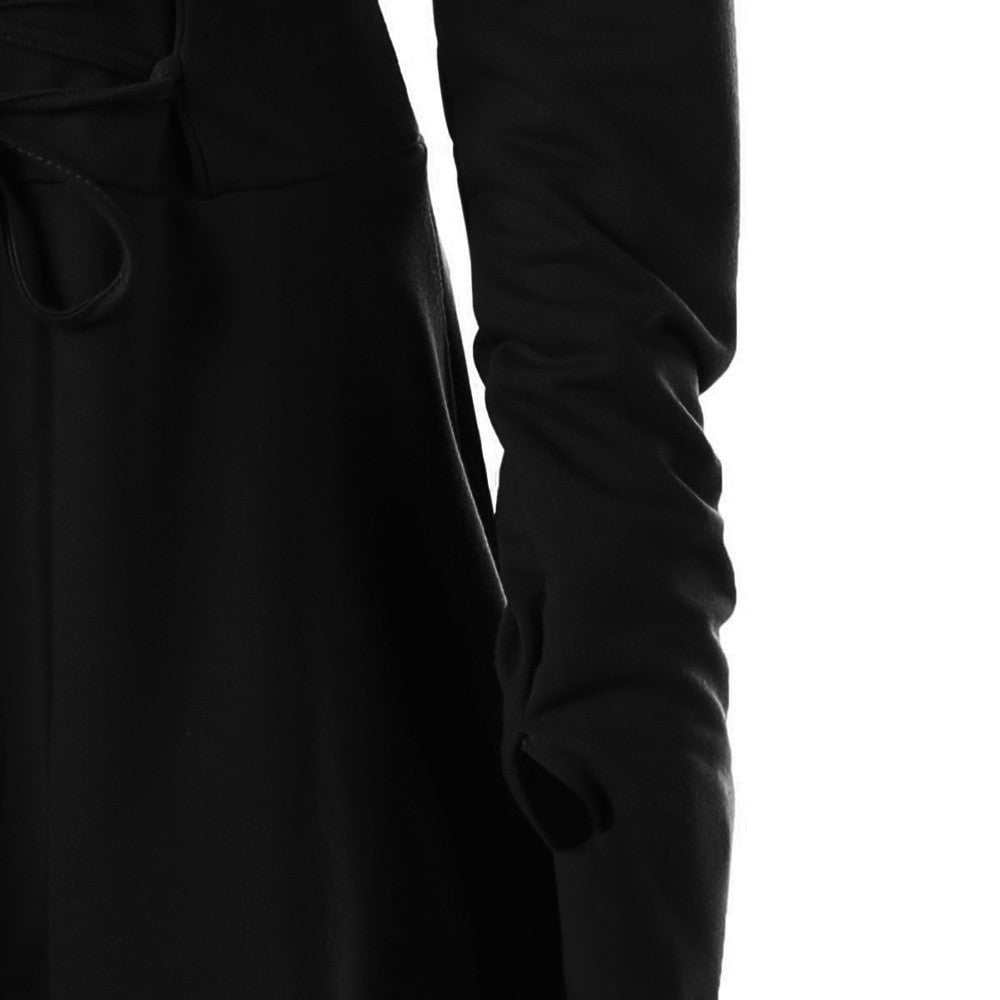 Tebuti™ Long Sleeve Lace-up Dress
