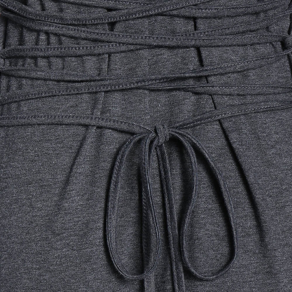 Tebuti™ Lace-Up Long Hooded Dress