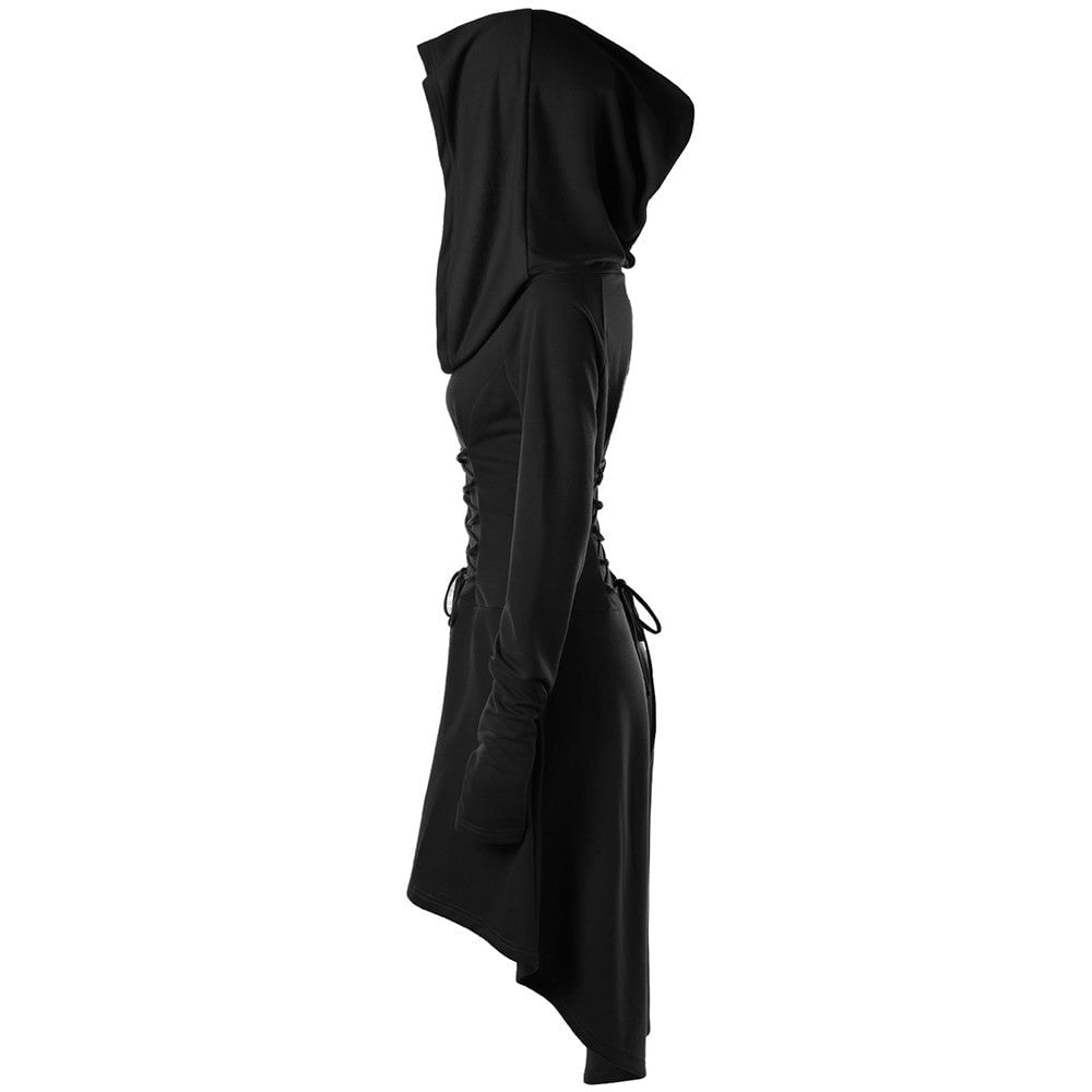 Tebuti™ Long Sleeve Lace-up Dress
