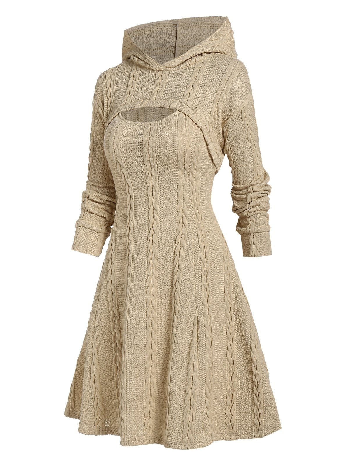 Tebuti™ Hooded Long Sleeve Dress Set