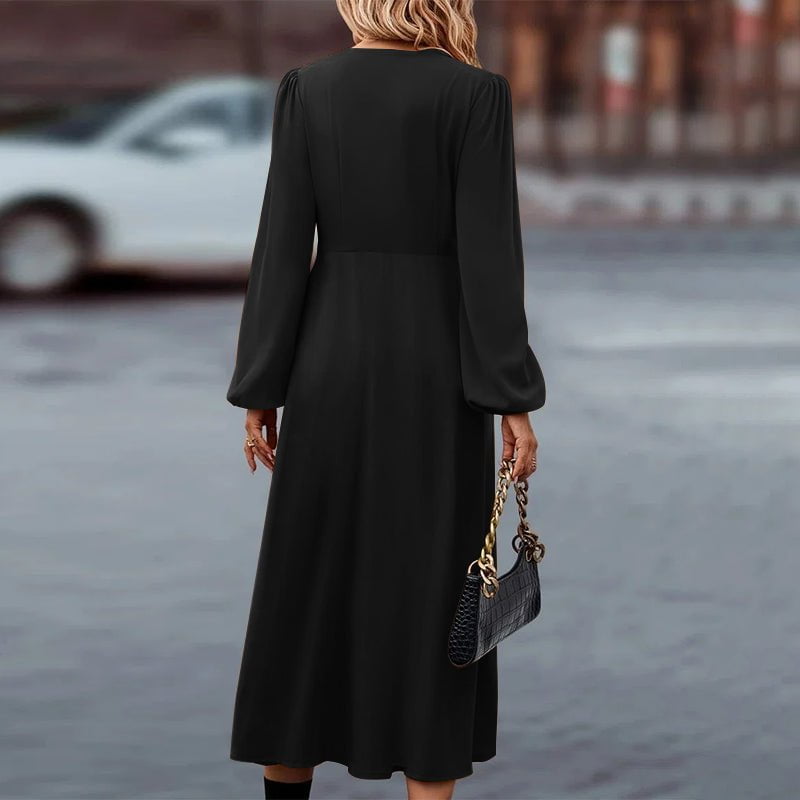 Tebuti™ Vintage Long Sleeve Dress