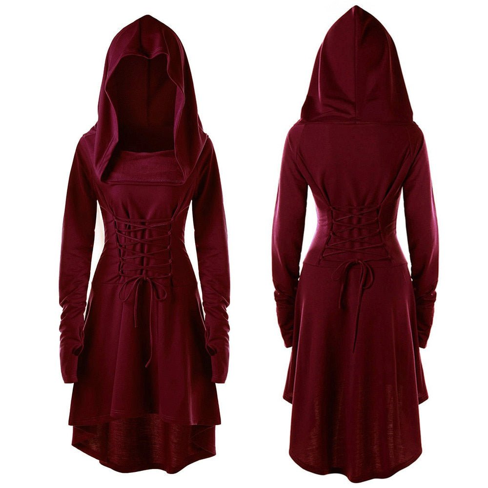 Tebuti™ Long Sleeve Lace-up Dress