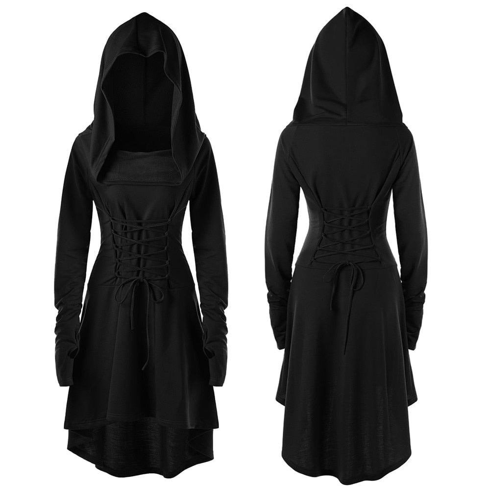 Tebuti™ Long Sleeve Lace-up Dress