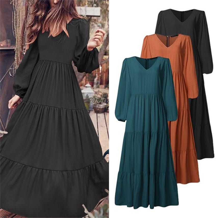 Tebuti™ Loose Long Dress