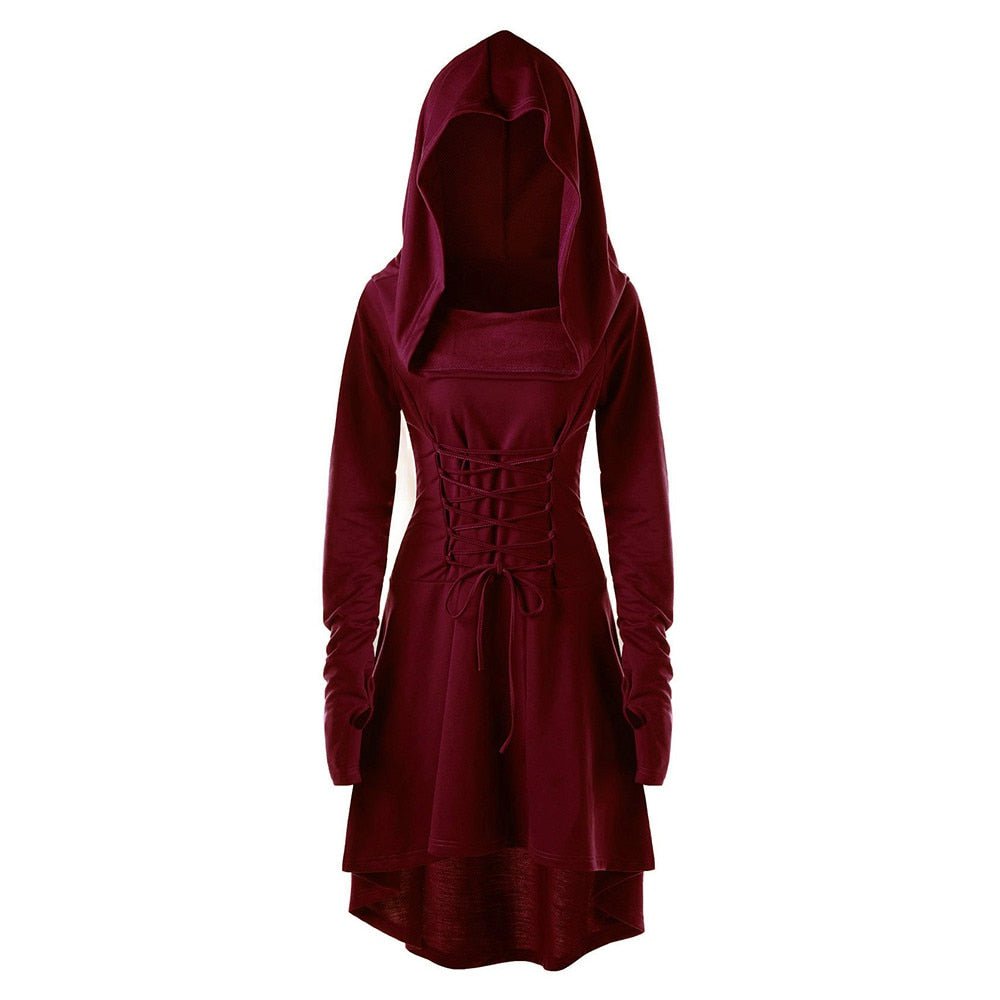 Tebuti™ Long Sleeve Lace-up Dress