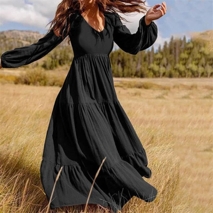 Tebuti™ Loose Long Dress