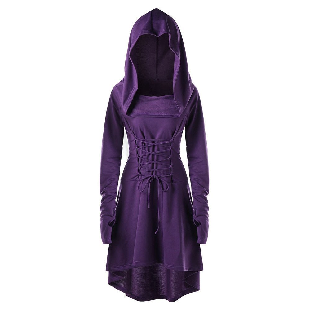 Tebuti™ Long Sleeve Lace-up Dress