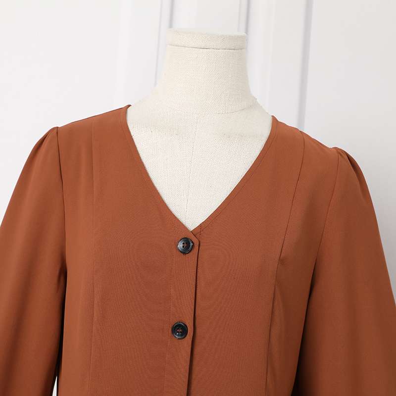 Tebuti™ Vintage Long Sleeve Dress