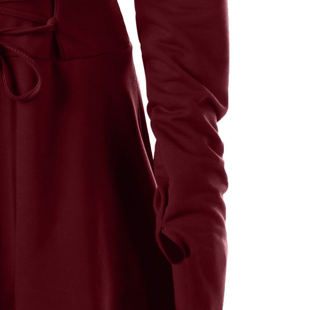 Tebuti™ Long Sleeve Lace-up Dress