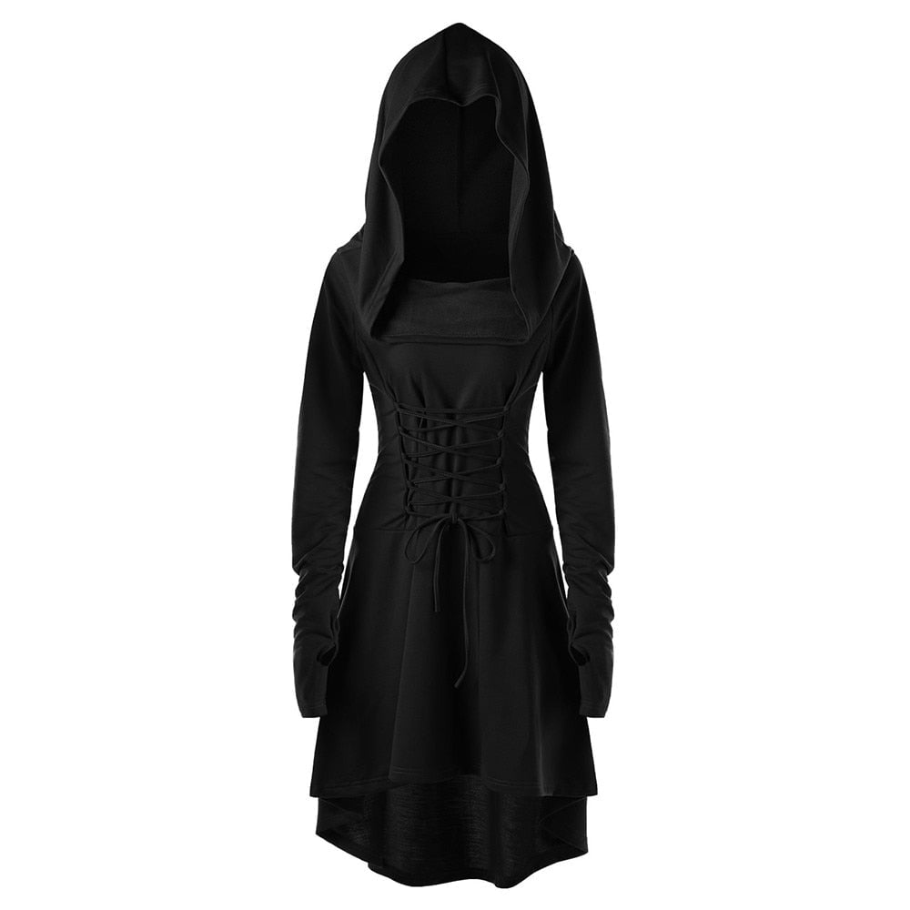 Tebuti™ Long Sleeve Lace-up Dress