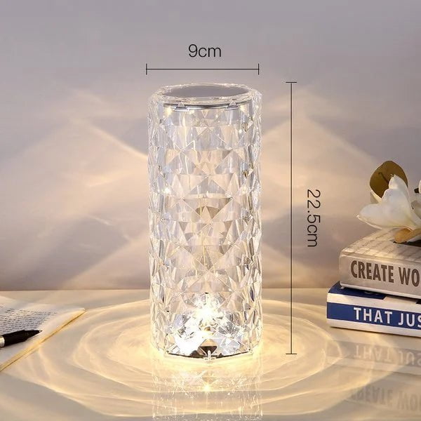 TEBUTI™ Rose Crystal Lamp