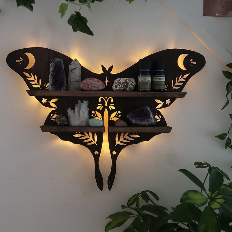 VALI™ Luna Crystal Storage Lamp Shelf