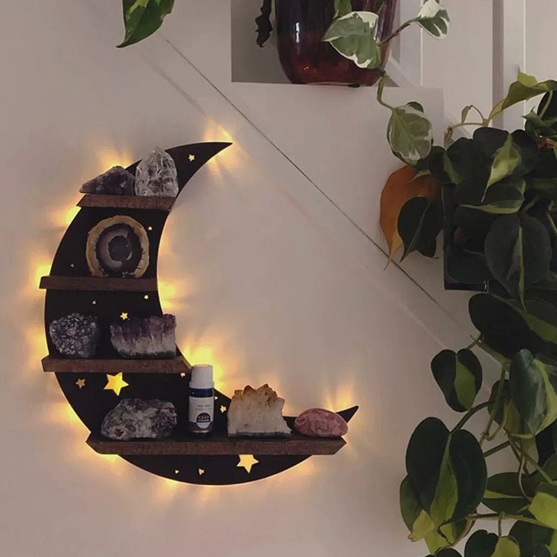 VALI™ Luna Crystal Storage Lamp Shelf