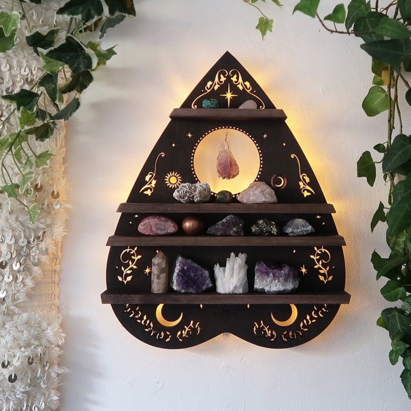 VALI™ Luna Crystal Storage Lamp Shelf