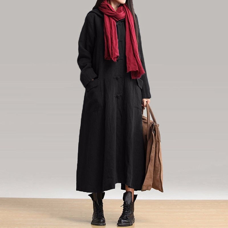 Vintage Autumn Long Sleeve Dress