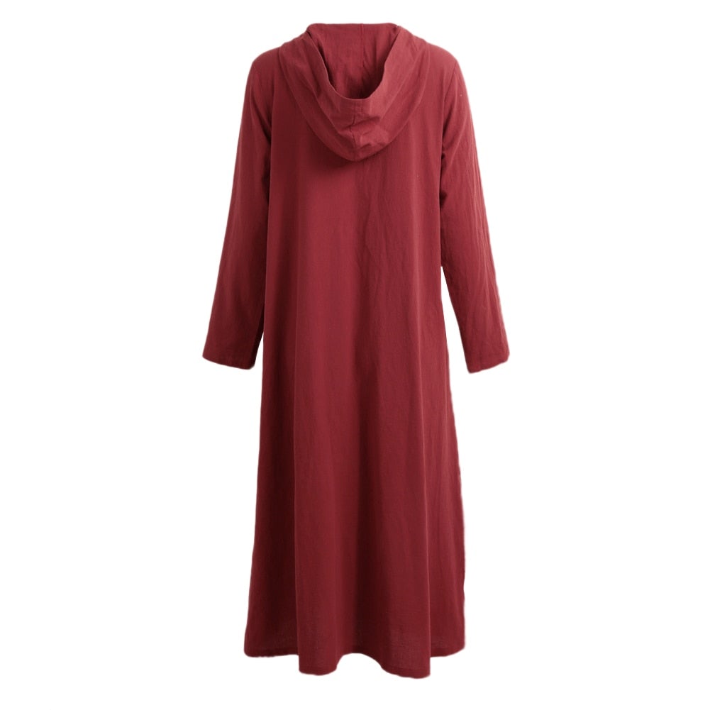 Vintage Autumn Long Sleeve Dress