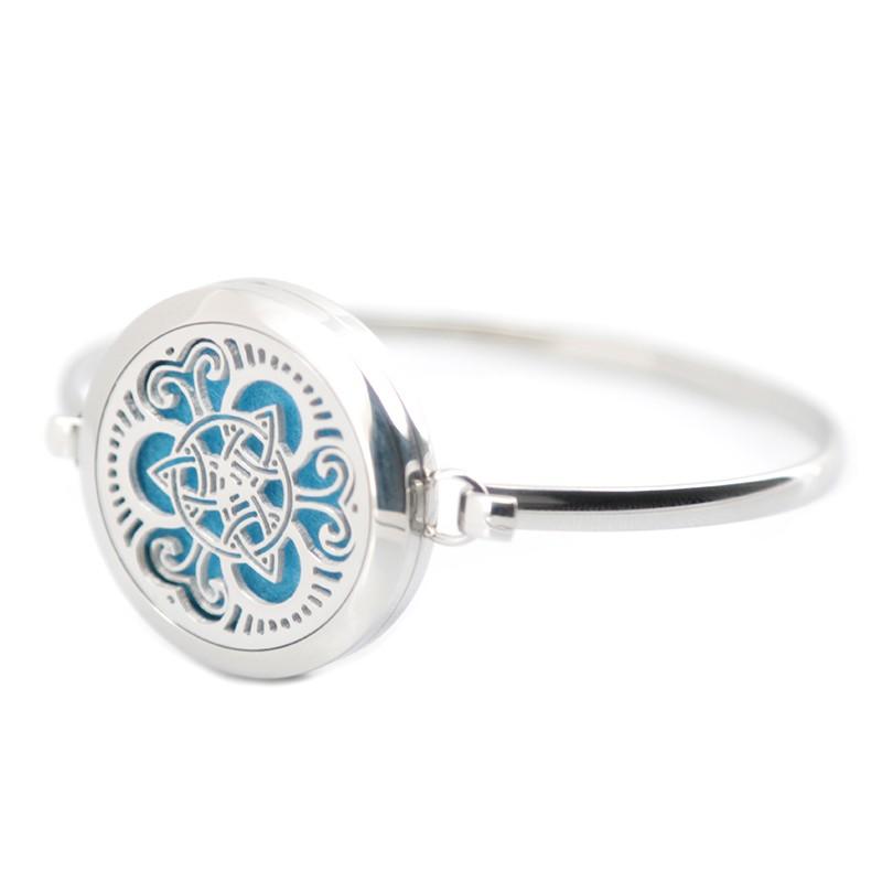 Triquetra Knot Aromatherapy Diffuser Bracelet