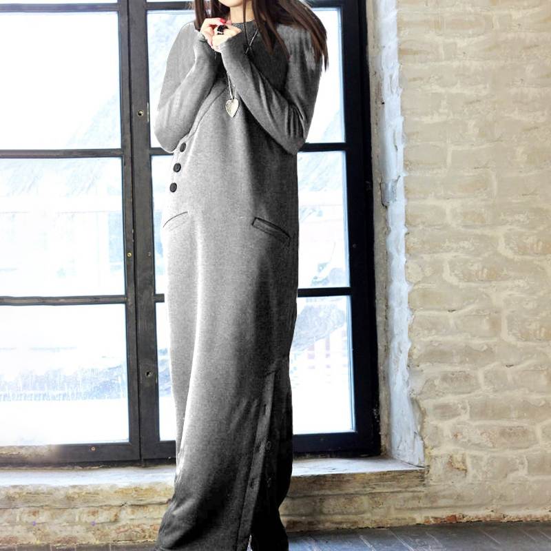 TEBUTI™ Warm Winter Sweatshirt Dress