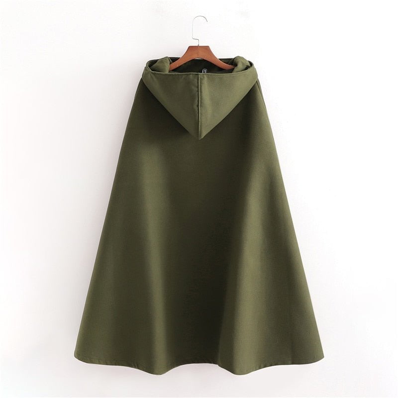 VALI™ Winter Sleeveless Hooded Cloak