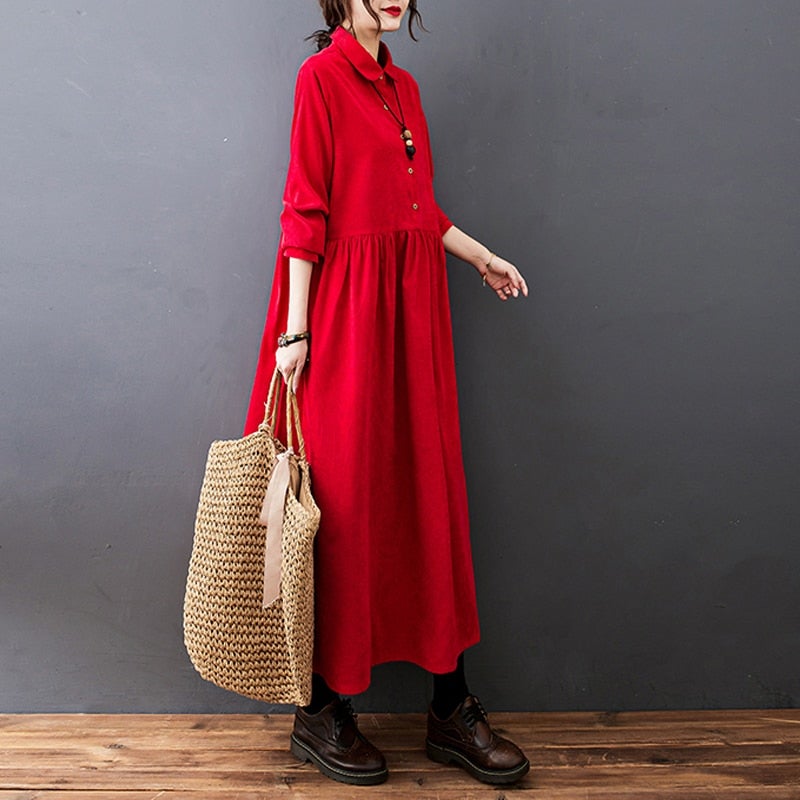 New Autumn Winter Loose Dress