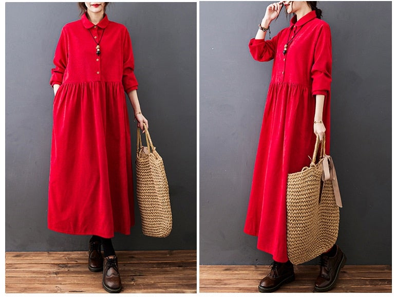 New Autumn Winter Loose Dress