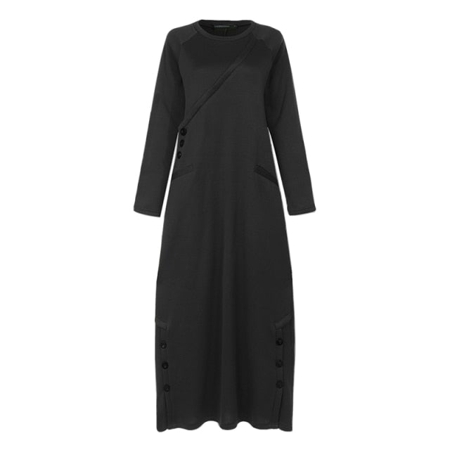 TEBUTI™ Warm Winter Sweatshirt Dress