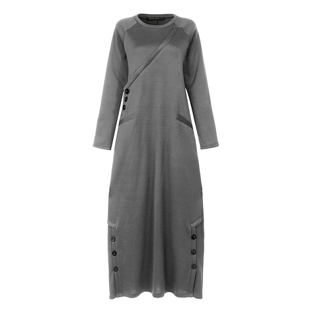 TEBUTI™ Warm Winter Sweatshirt Dress