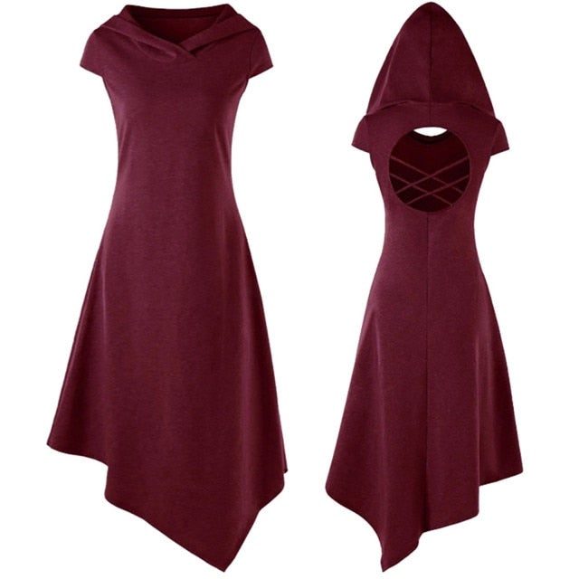 Women Medieval Hooded Cloak