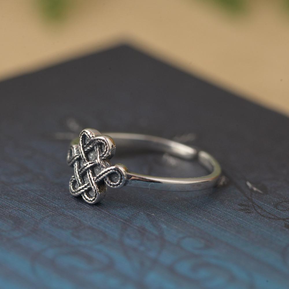 Open Sterling Silver Celtic Knot Ring