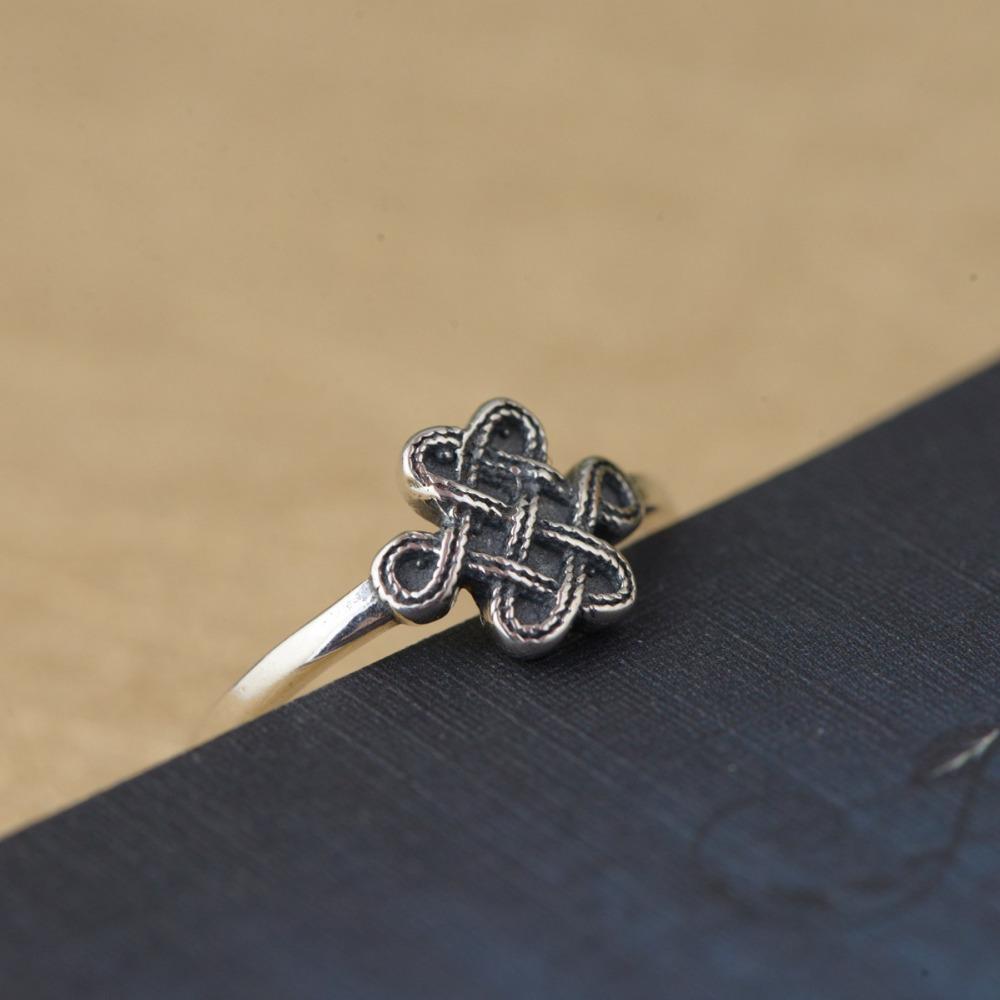 Open Sterling Silver Celtic Knot Ring