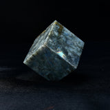 Self-Standing Natural Labradorite Cube Crystal Stone