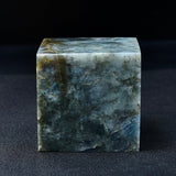 Natural Labradorite Healing Cube Crystal Stone