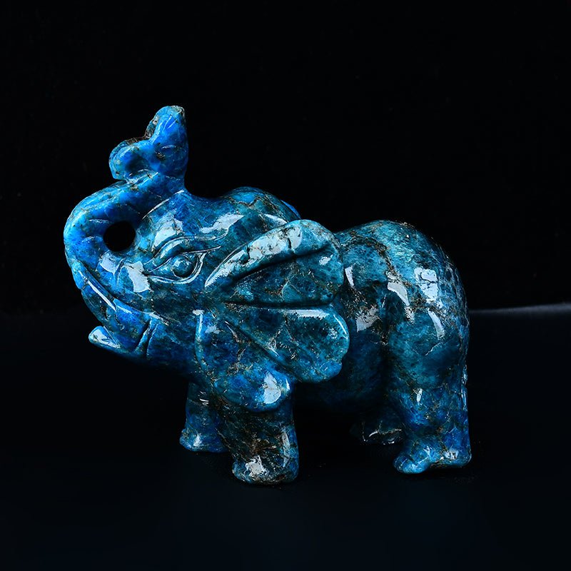 Blue Apatite Elephant (1 in stock)