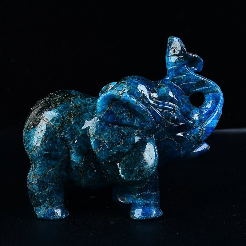 Blue Apatite Elephant (1 in stock)