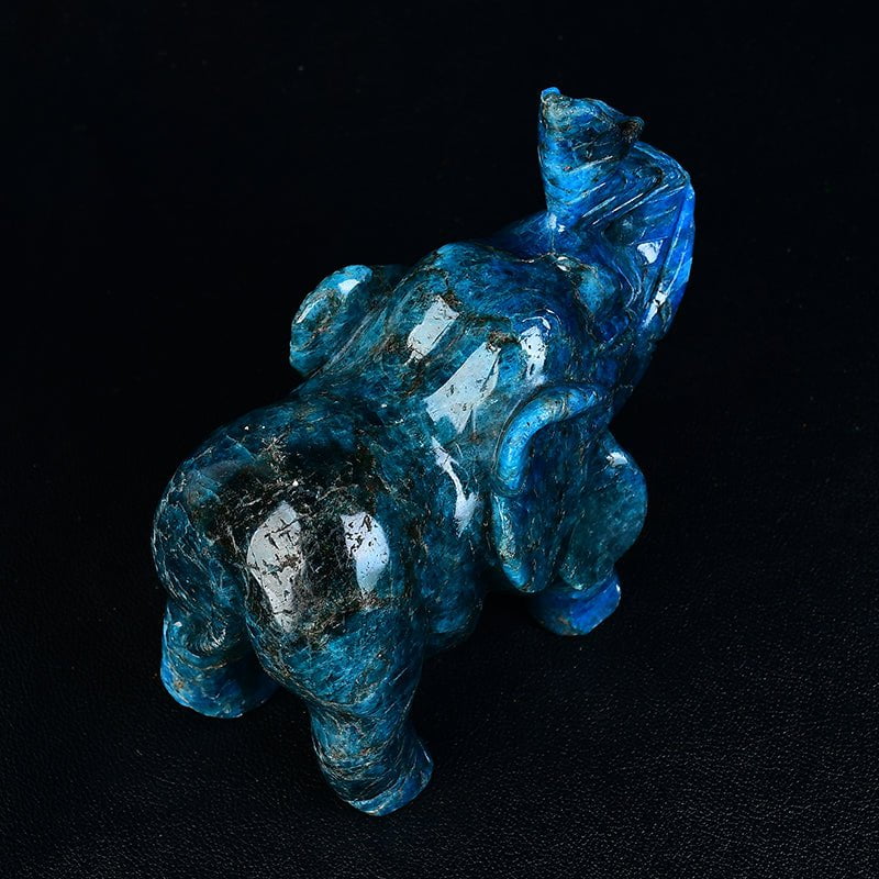 Blue Apatite Elephant (1 in stock)