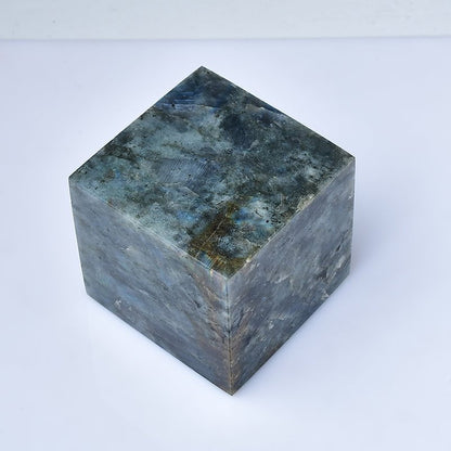 Natural Labradorite Healing Cube Crystal Stone