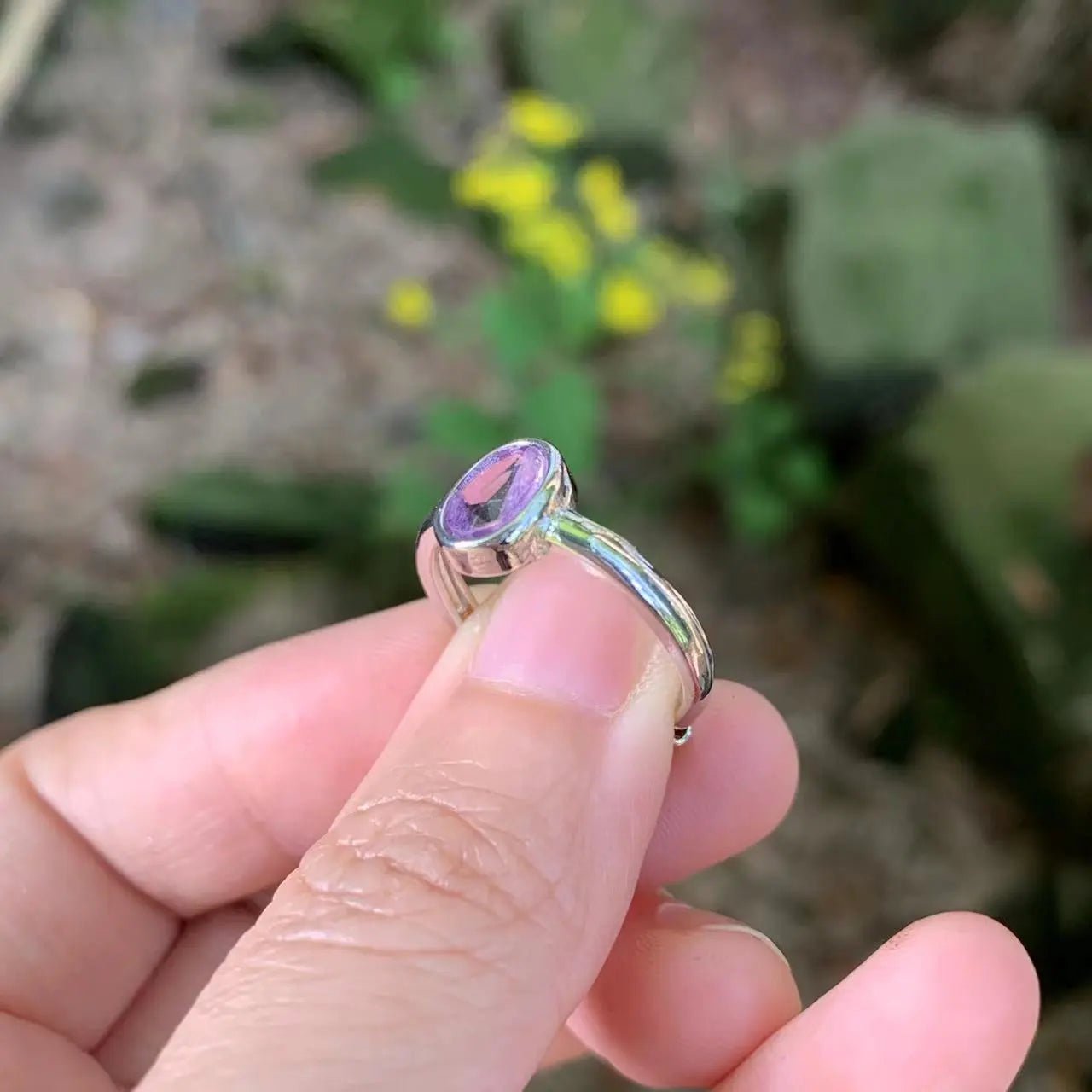 Natural Amethyst Ring