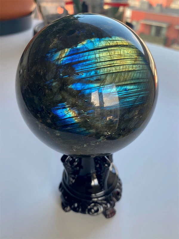 Natural Labradorite Healing Sphere Stone