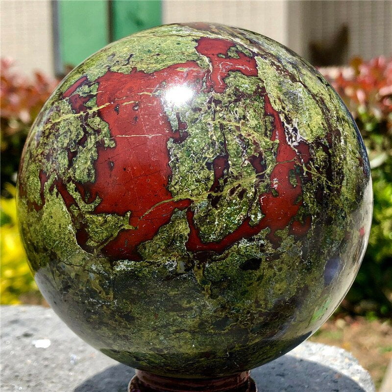 Natural Dragon Blood Healing Crystal Sphere