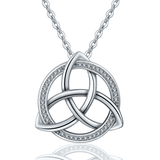 925 Sterling Silver Triquetra Knot Pendant