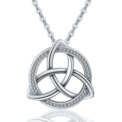 925 Sterling Silver Triquetra Knot Pendant