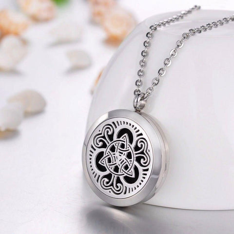 Celtic Triquetra Essential Oil Diffuser Locket