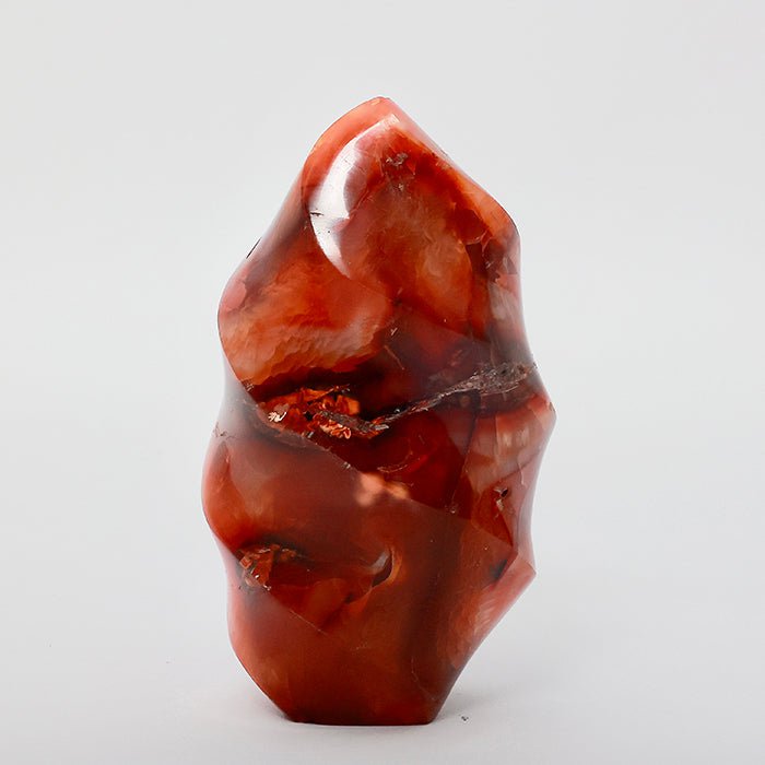 Natural Red Agate Flame Crystal
