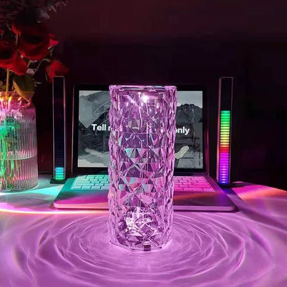 TEBUTI™ Rose Crystal Lamp