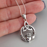 Celtic Claddagh Trinity Pendant