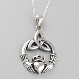 Celtic Claddagh Trinity Pendant