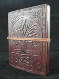 Handmade Pagan Wiccan Leather Book of Shadows Diary