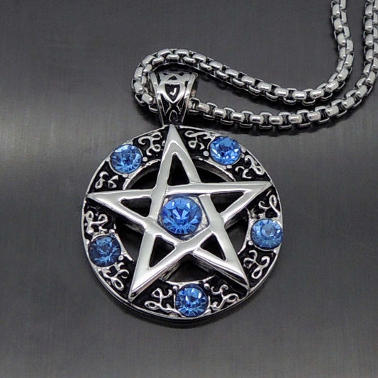 Celtic Wicca Pentacle Star Pendant