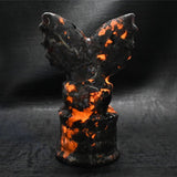 Flame Stone Carved Crystal Gargoyle