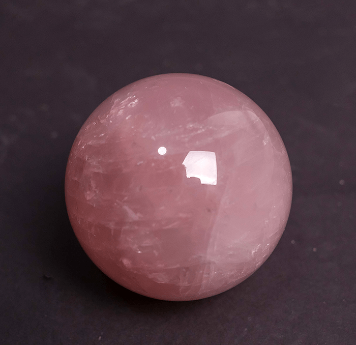 Natural Rose Quartz Crystal Ball